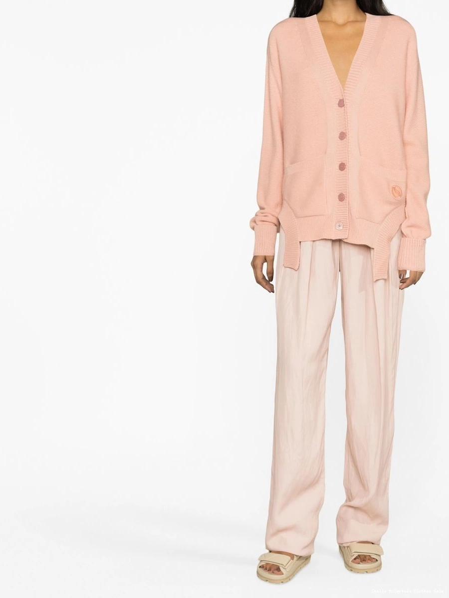 Cheap cashmere cardigan asymmetric V-neck McCartney Women Stella 0728